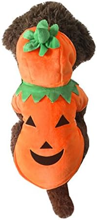 Dog Cat Halloween Pumpkin Costume,Pet Cosplay Costumes,Puppy Warm Outfits - Image 7