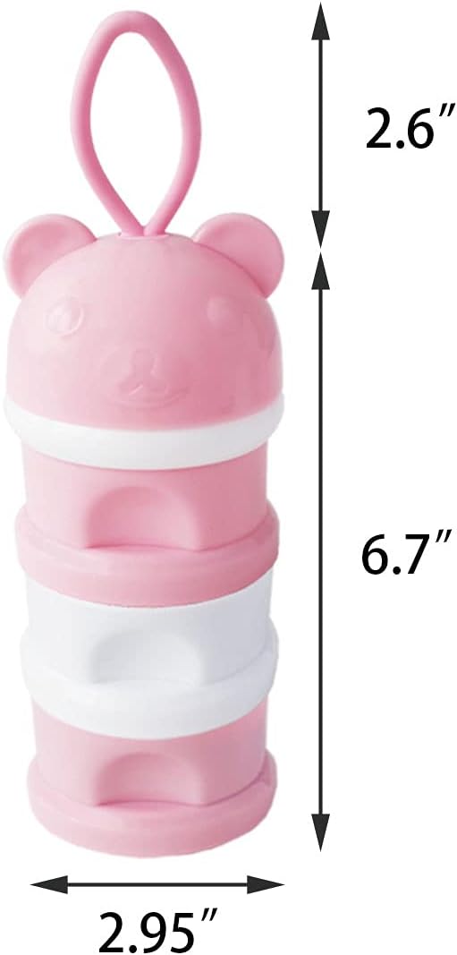 Portable Bird Feeder Cups Bird Food Water Treat Box Parrot Food Storage Container,Pet Travel Feeder(Pink)