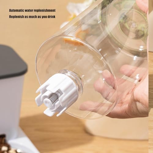 Automatic Pet Feeders and Water Dispenser, Small Pet Feeder and Waterer, with Removable Stainless Steel Bowl, for Cats & Dogs