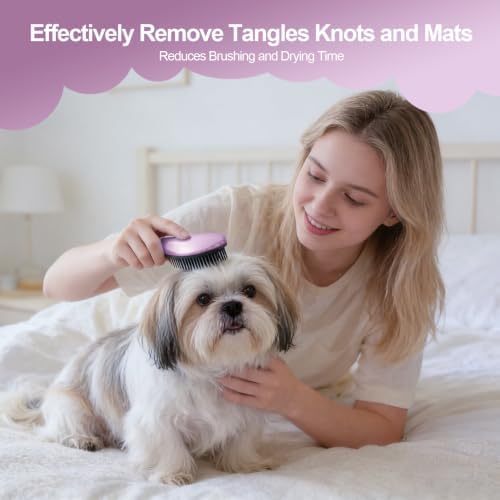 Small Dog Brush, Skin-friendly Soft Bristles - Image 7