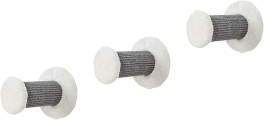 Trixie Wall Mount XXL Cat Climbing Steps, Cat Furniture, Scratching Post, 3pcs, Gray