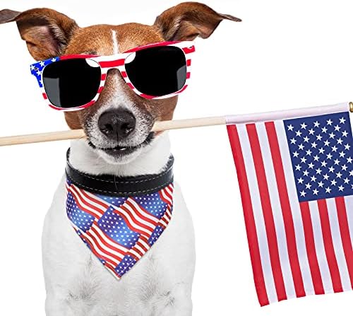 Weewooday 30 Pieces Sublimation Heat Transfer Dog Bandana Triangle Dog Scarf Polyester Pet Bandana DIY Handkerchief Bib for Dogs Puppy