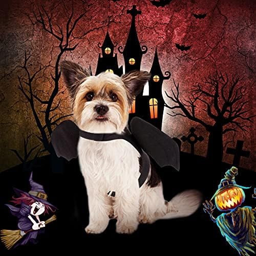 Rypet Cat Halloween Costume, Halloween Bat Wings for Small Dogs Cats, Small - Image 7