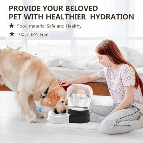 4 Liters Automatic Gravity Dog Water Dispenser, BPA-Free