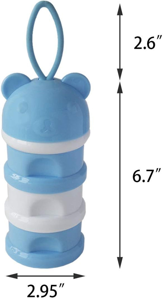 Portable Bird Feeder Cups Bird Food Water Treat Box Parrot Food Storage Container,Pet Travel Feeder(Blue)
