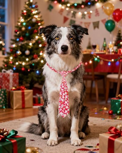 PET SHOW 10 Pack Holiday Dog Ties Neckties XL for Extra Large Dogs - Image 7