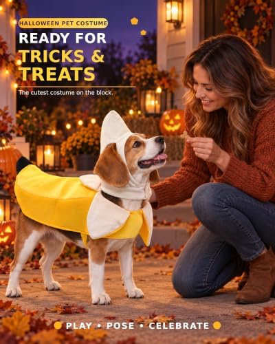 Banana Dog Costume - Funny Halloween Dog Costume, Fruit Shape Banana Cosplay Jumpsuit for Small Medium Large Dogs, Special Events Dog Clothes Outfits - Dress Your Dogs Like Bananas, XX-Large - Image 6
