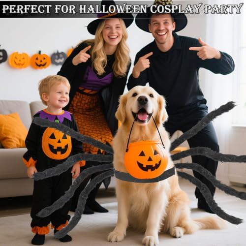 Dog Halloween Spider Costumes for Small Medium Large Dogs Funny Outfits - Image 5