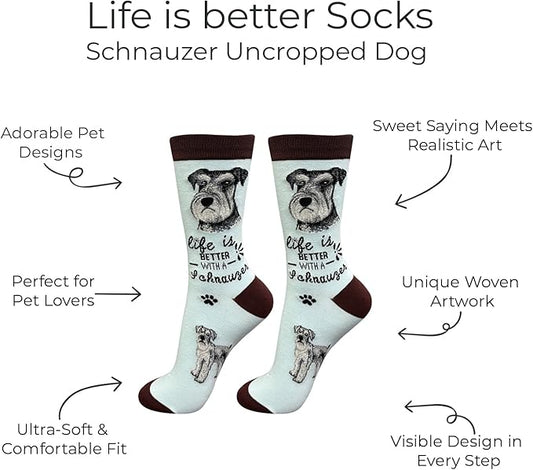 E&S Pets Pet Lover Socks - Dog & Cat Socks - Unisex Novelty Gifts