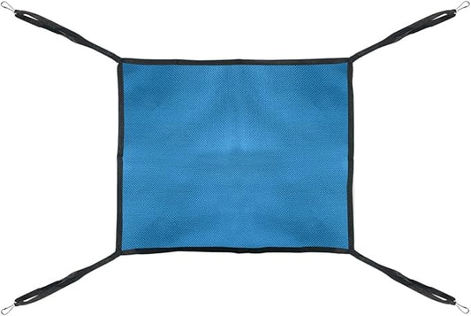 Cat Hammock for Cage Hanging ,Summer Breathable Coolness Oxford Cat Hammock Bed,with Straps and Metal Hooks Bed for Cats Small Dogs Rabbits