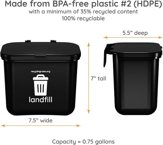 Hanging Wastebasket for Trash