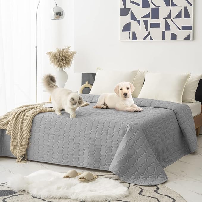 Waterproof and Anti-Slip Dog Bed Cover and Pet Blanket Sofa Pet Bed Mat ,car Incontinence Mattress Protectors Furniture Couch Cover for Most Cats Dogs, Pets
