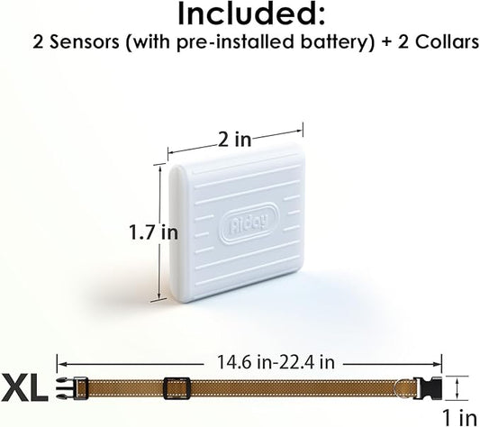 Automatic Pet Door Collar, Included 2 Sensor Collar, Extra Large Size