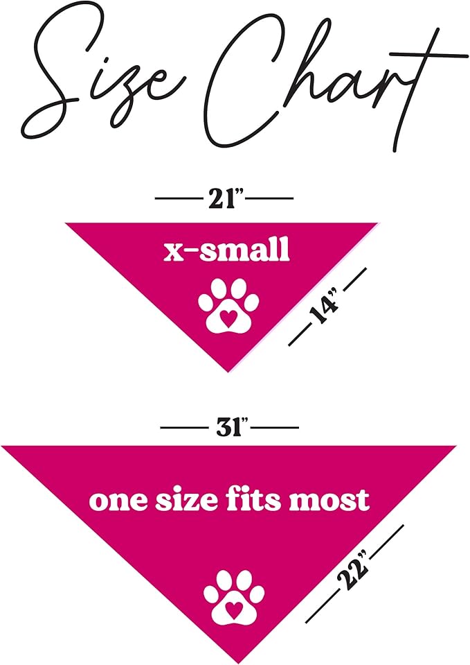 Do Not Pet Dog Bandana (Hot Pink, XS 157)