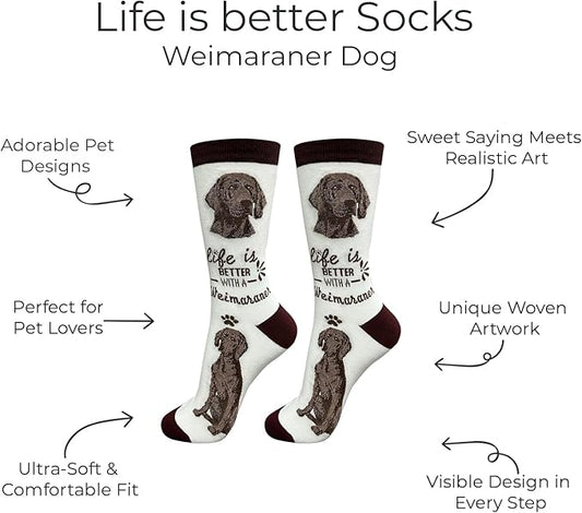 E&S Pets Pet Lover Socks - Dog & Cat Socks - Unisex Novelty Gifts