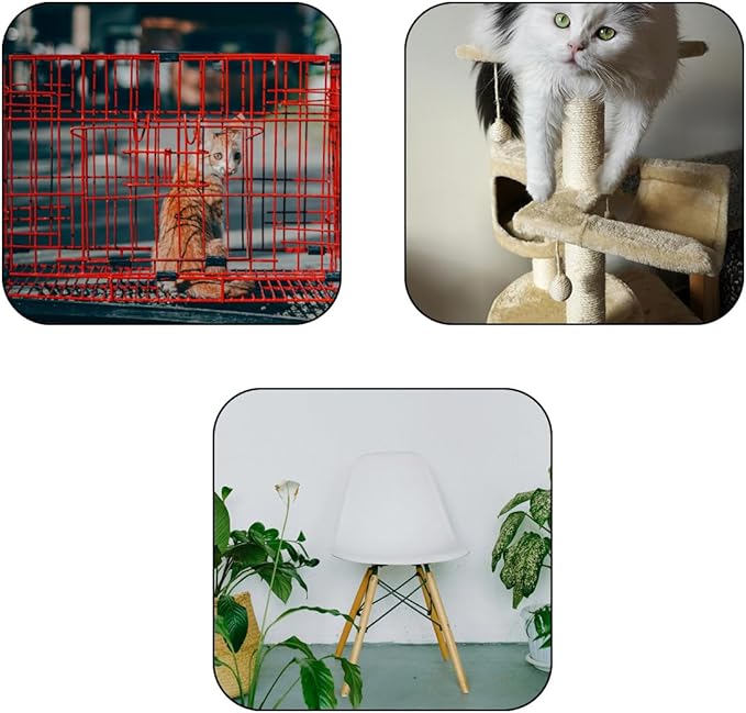 Cat Hammock for Cage Hanging ,Summer Breathable Coolness Oxford Cat Hammock Bed,with Straps and Metal Hooks Bed for Cats Small Dogs Rabbits