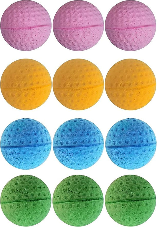 Cat Foam Ball Cat Sponge Ball Toy Soccer Toy (48Pack)