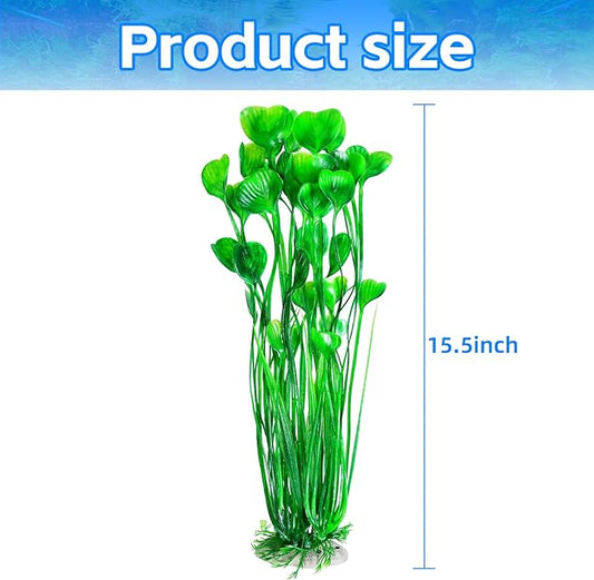 AQUANEAT 26pcs Artificial Fish Tank Plants, Multi Color Plastic Aquarium Accessories
