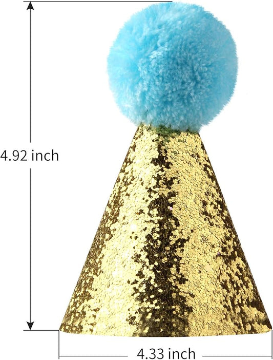 3pcs Dog Birthday Hat for Pets Party Decoration Supplies, Cat Kitten Headband Hats Charms Grooming Accessories