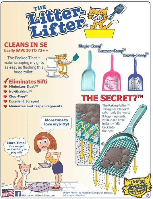 Litter Lifter Magic-Scoop Handy-Holder Combo Pack