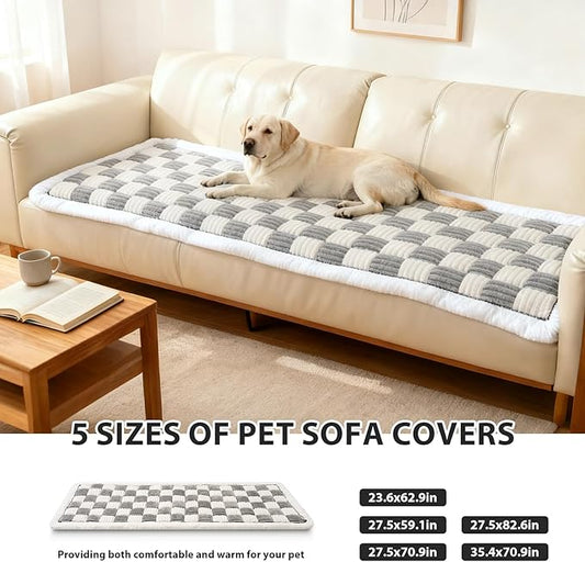Dog Couch Cover Protector, Dog Couch Coves for Sofa, Couch Cushion for Dogs Washable, Pet Mat Bed Couch Covers for Large Dogs