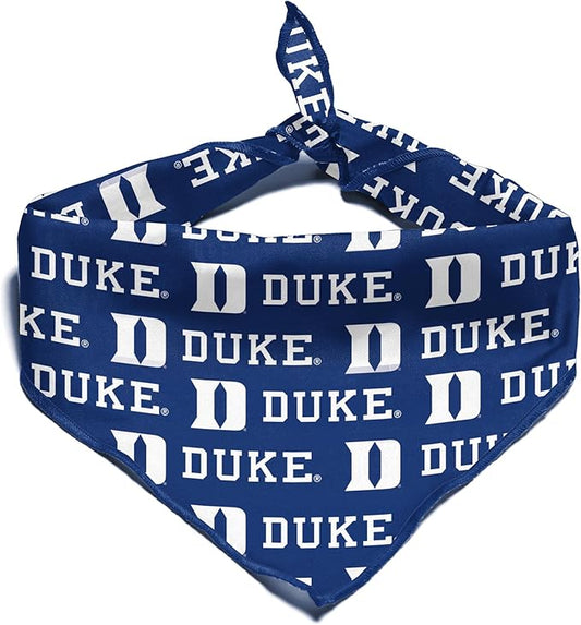 Duke Blue Devils Officially Licensed Bandana for Dogs and Cats | Fits Pets Great Gift Idea | Easy-to-Tie (Small, 13")