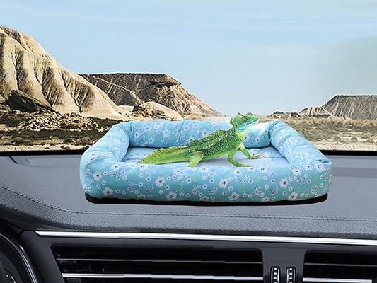Bearded Dragon Travel Carrier, Lizard Car Hammock, Small Animal Carrier Bed, Suitable for Small Animals Hamster Chinchilla Rat Bird Bearded Dragon Lizard Kitty