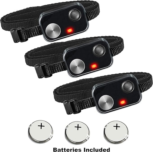 MS-5 ECON Automatic Pet Door Collar 3-Pack, Genuine High Tech Pet Brand Dog Collar for Power Pet Doors - MS-5 ECON 3PK