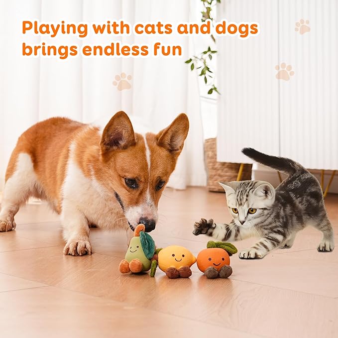 Dog chew Toys, Interactive Dog chew Toys, Suitable for All Types of Dogs who Like to chew and Interact. Sound pet Toys, Specially Designed for Dogs who Love to chew(Orange)