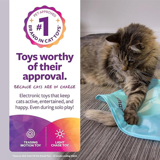 SmartyKat Electronic Motion/Moving Toys for Cats & Kittens, Battery Powered, Mimics Motion of Real Prey, Fun & Interactive Play - Multiple Styles