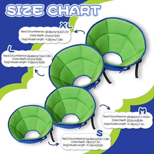 Dog Cone Collar Soft Cone for Medium Dogs After Surgery Adjustable Elizabethan Collar for Dogs to Stop Licking Wounds, Biting Stitches Professional Pet Recovery Cones E-Collar for Dog