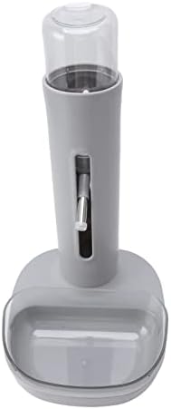 Pet Water Dispenser, Adjustable Height Detachable Dog Water Bowl Bowl Automatic 480ml Bottle Standing Drinking Feeder for Dog Cat