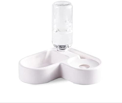 Feeder Automatic Water Drinking Pet Dog Cats Fountain Stainless Steel Food Bowls