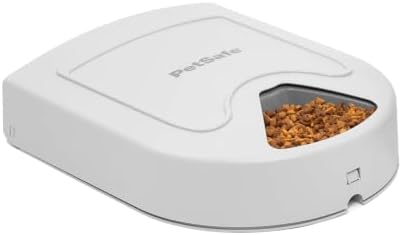 PetSafe Automatic Dog Feeder, 5 Meals, 40 oz Capacity, Plastic, for Dry Food, Multiple Pets