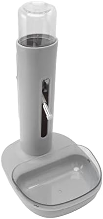 Pet Water Dispenser, Adjustable Height Detachable Dog Water Bowl Bowl Automatic 480ml Bottle Standing Drinking Feeder for Dog Cat