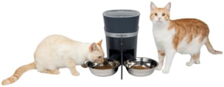 PetSafe 2-Pet Meal Splitter with Bowl - Designed for PetSafe Smart Feed and Healthy Pet Simply Feed Automatic Cat Feeder - No-Mess Food Dispensing - Includes Privacy Panel