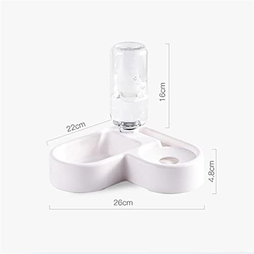 Feeder Automatic Water Drinking Pet Dog Cats Fountain Stainless Steel Food Bowls