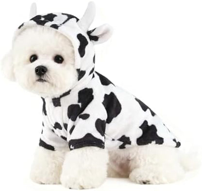 FLAdorepet Halloween Dog Cow Costume Outfits for Small Medium Large Dog,S by FLAdorepet