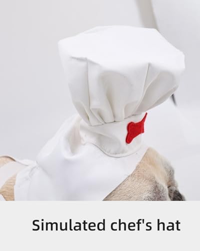 Funny Dog Chef Costume, Adjustable - Image 4
