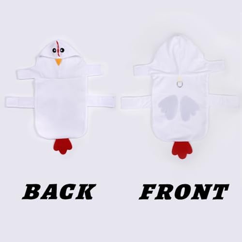 Nydotd Dog Halloween Chicken Costume Dog Hoodie Cosplay Sweatshirt - Image 4