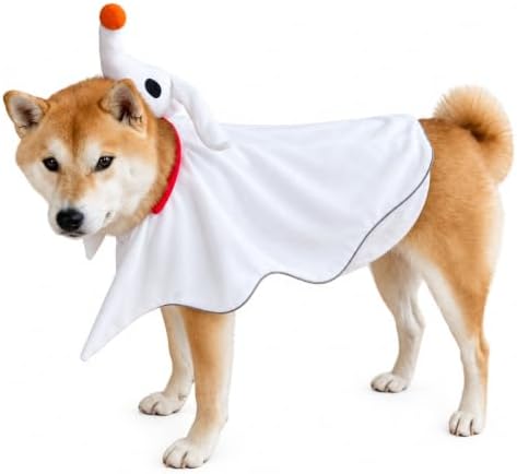 ComfyCamper Dog Ghost Costume Spooky Cosplay Christmas Halloween Scary, L - Image 3