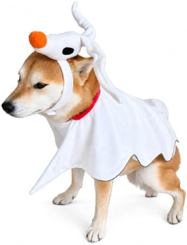 ComfyCamper Dog Ghost Costume Spooky Cosplay Christmas Halloween Scary, L - Image 2