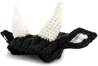 Zoo Snoods Bull Costume - Warm Knit Cow Dog Snood Wrap for Pets, Neck Ear Cover Protection for Halloween Winter (Small) - Image 3