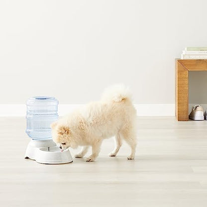 Amazon Basics Gravity Pet Water Dispenser for Cat and Dog, Easy to Clean, 135.3fl.oz Capacity, Small