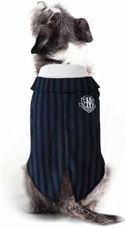 Halloween Dog Costume Pet Dog Black School Uniform Cute Dress Up (Blue, L) by Unknown