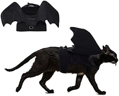 Rypet Cat Halloween Costume, Halloween Bat Wings for Small Dogs Cats, Small by RYPET