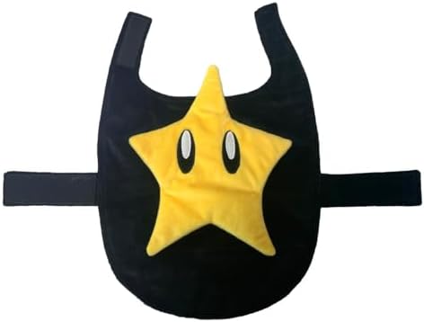ComfyCamper Hat and Suspenders Dog Costume - X Large Medium Small Lab Star Space Cosplay Halloween Costumes, Medium, Yellow by ComfyCamper