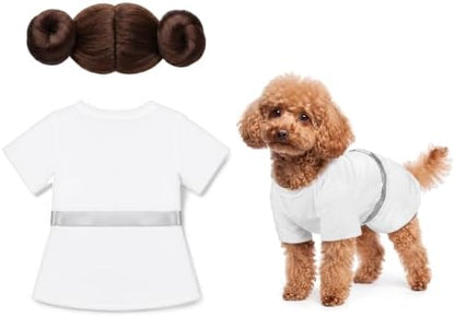 Dansydaisy 2 Pcs Halloween Pet Costume, Princess Outfit, Small by Dansydaisy