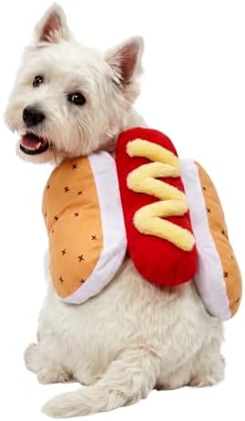 Dachshund Halloween Costumes Hot Dog Costume Soft Comfortable Pet Outfit by Unknown