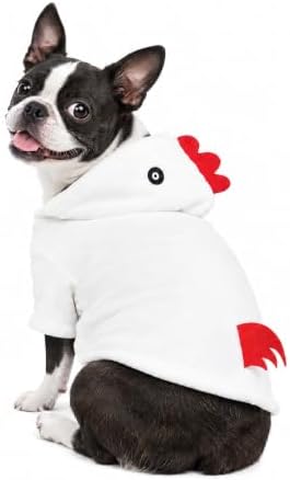 Funny Plush Chicken Dog Costume for Halloween Thanksgiving (X-Large) by Unknown